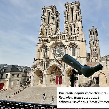 Logis Du Parvis ***Face Cathedrale/In Front Of The Cathedral*** Bed & Breakfast Laon Bagian luar foto